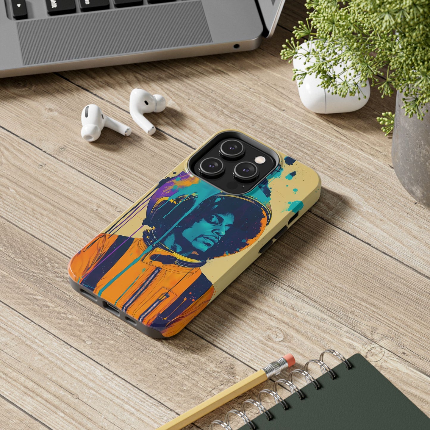 Astro Cadet iPhone Case #4 (all versions including 16 Pro & Pro Max)