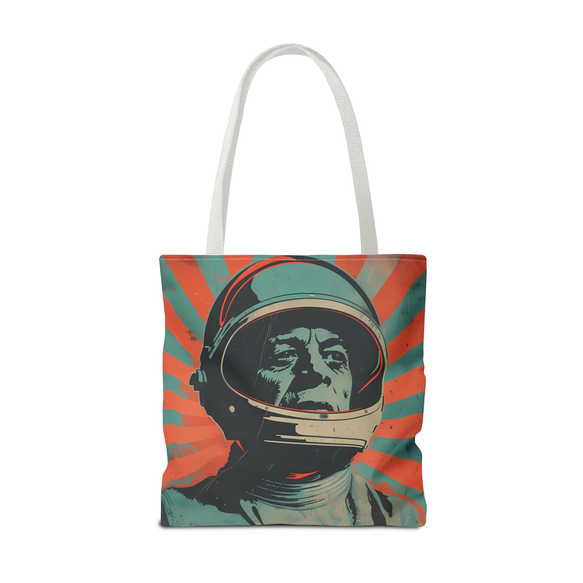 space art president kennedy tote bag