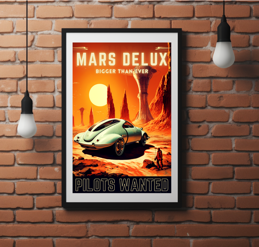 Mars Delux - Rolled Poster