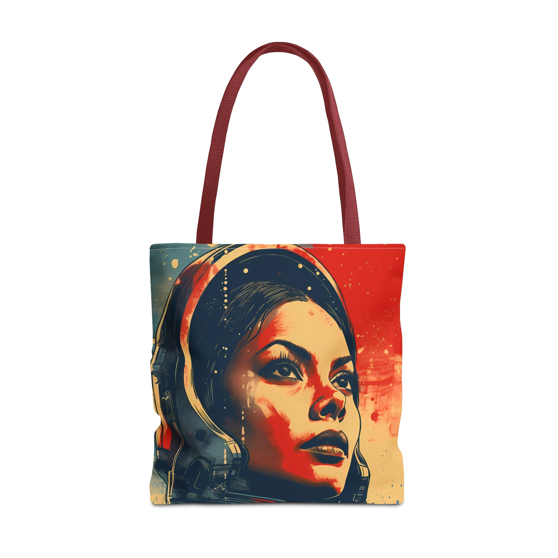 space art rosario dawson tote bag