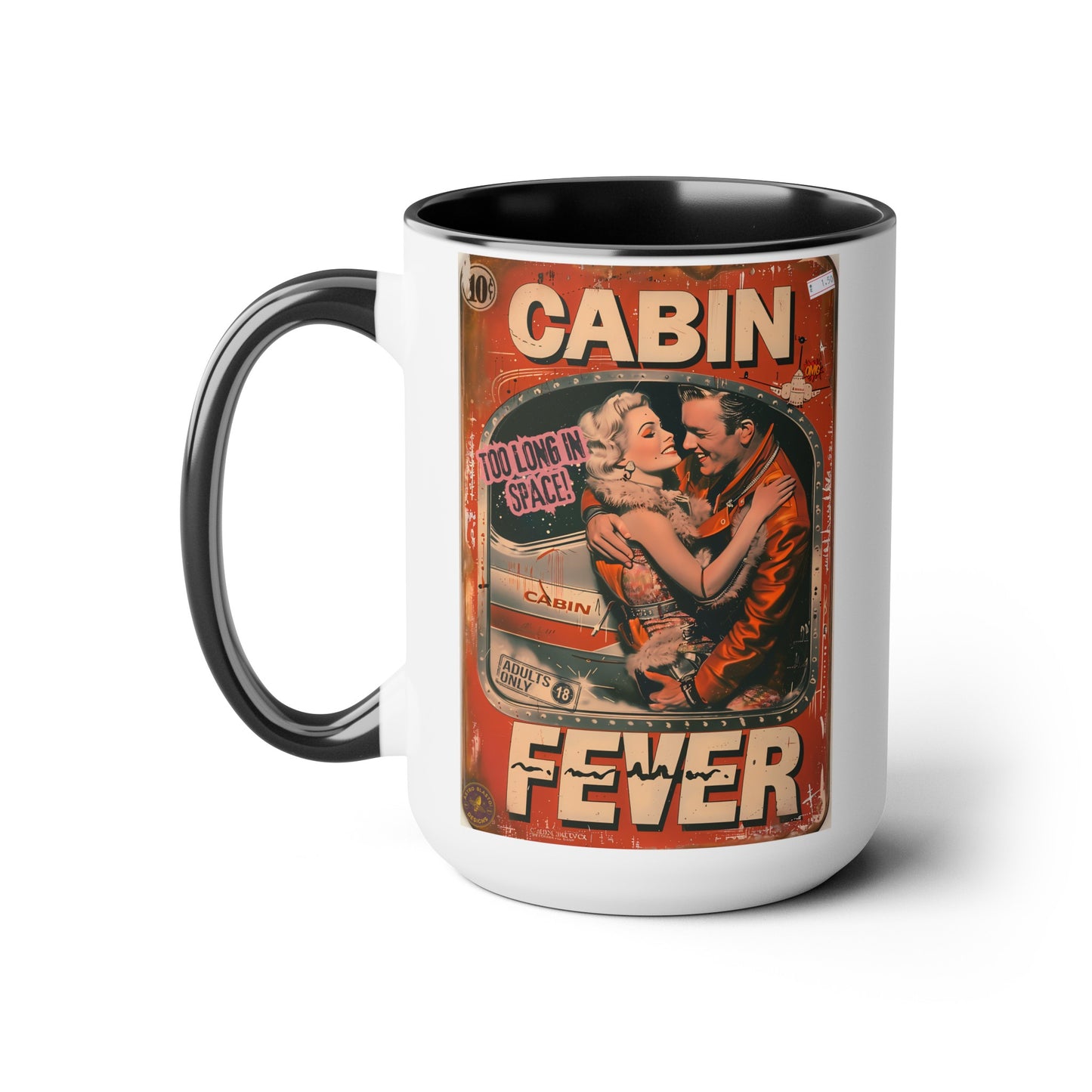 Pulp Novel Cover Mug - "Cabin Fever"