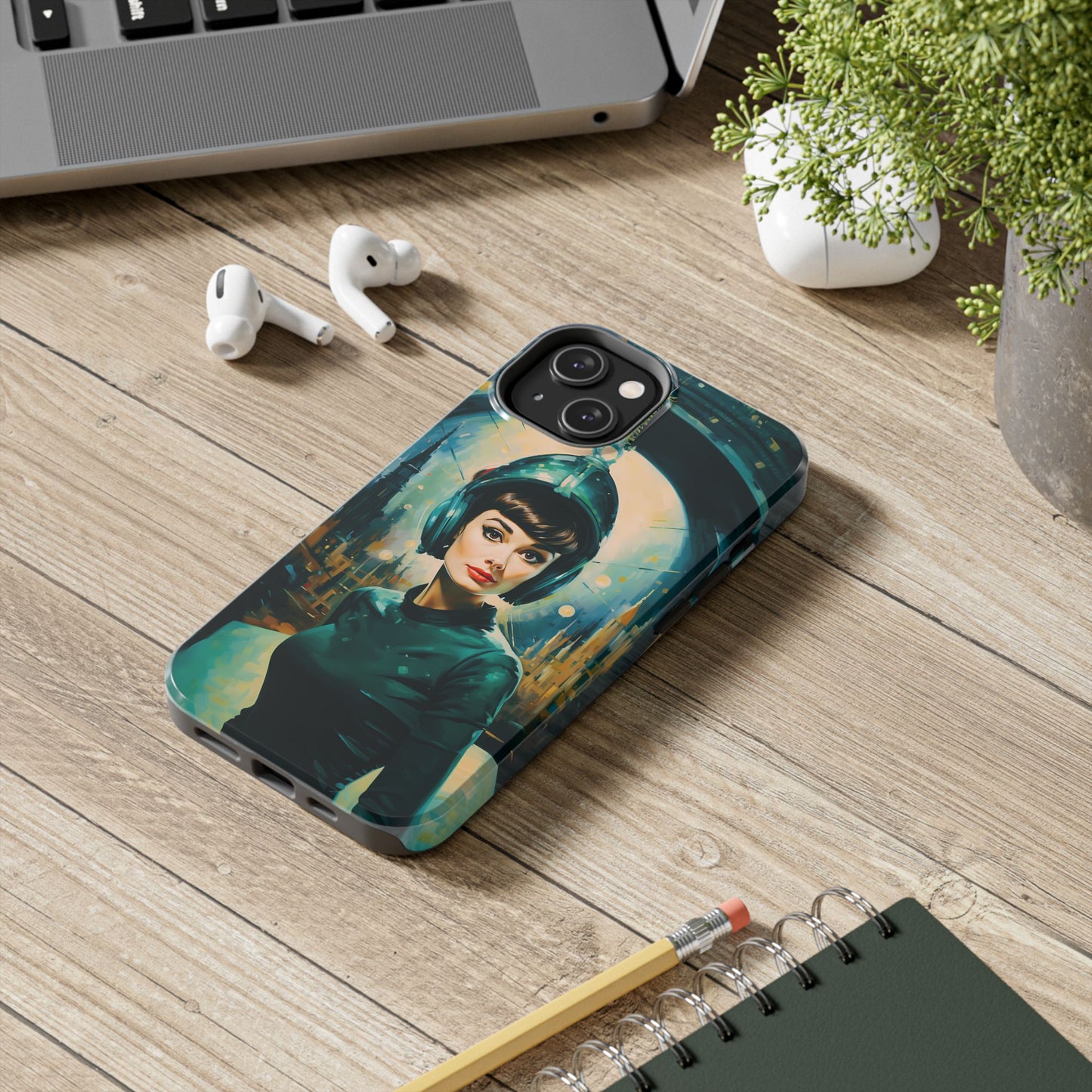 Astro Cadet iPhone Case #3 (all versions including 16 Pro & Pro Max)