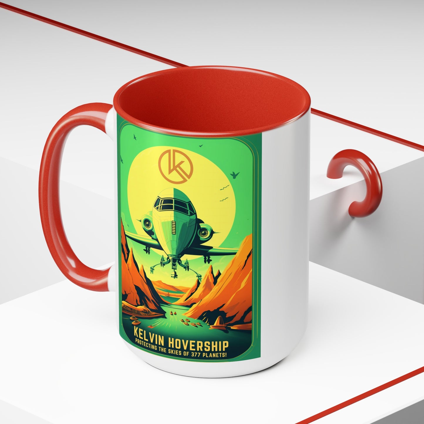 Kelvin Hovership - Transportation Ad - Mug