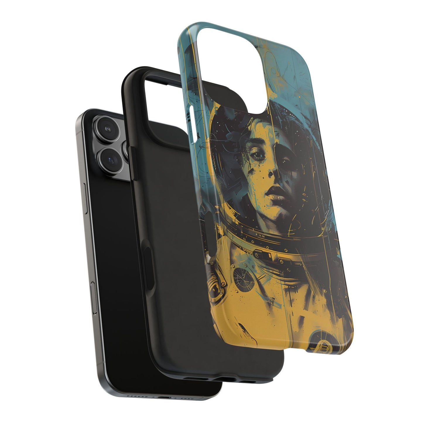 Astro Cadet iPhone Case #2 (all versions including 16 Pro & Pro Max)