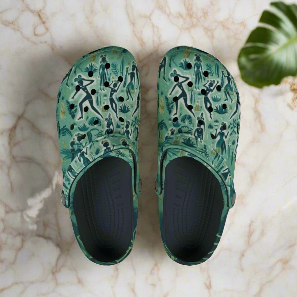 Tropical Neptune Natives - Foam Rubber Shoes