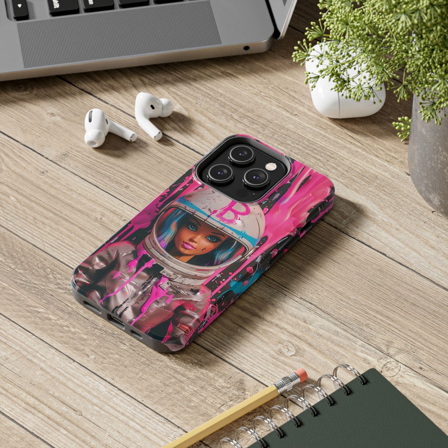 Astro Cadet iPhone Case #10 (all versions including 16 Pro & Pro Max)