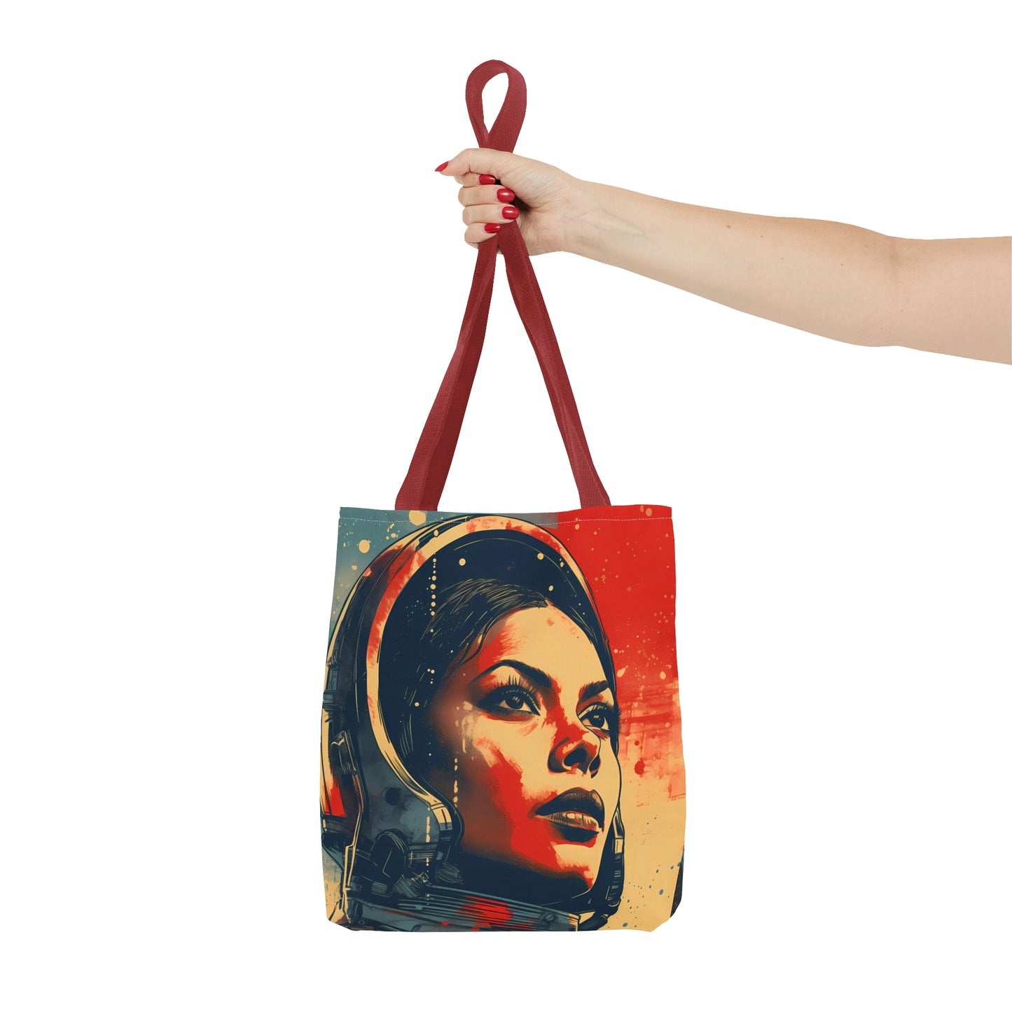 space art rosario dawson tote bag