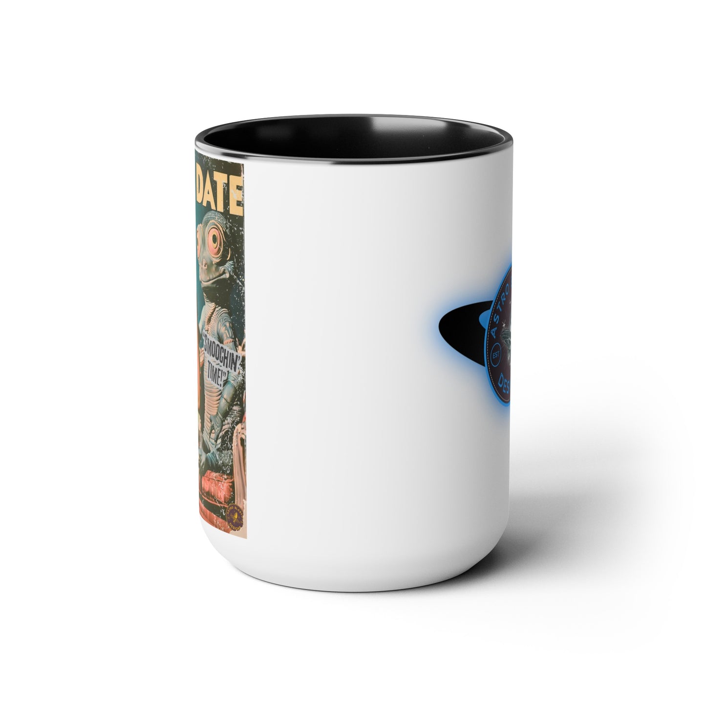 Pulp Novel Cover Mug - "Weird Date"