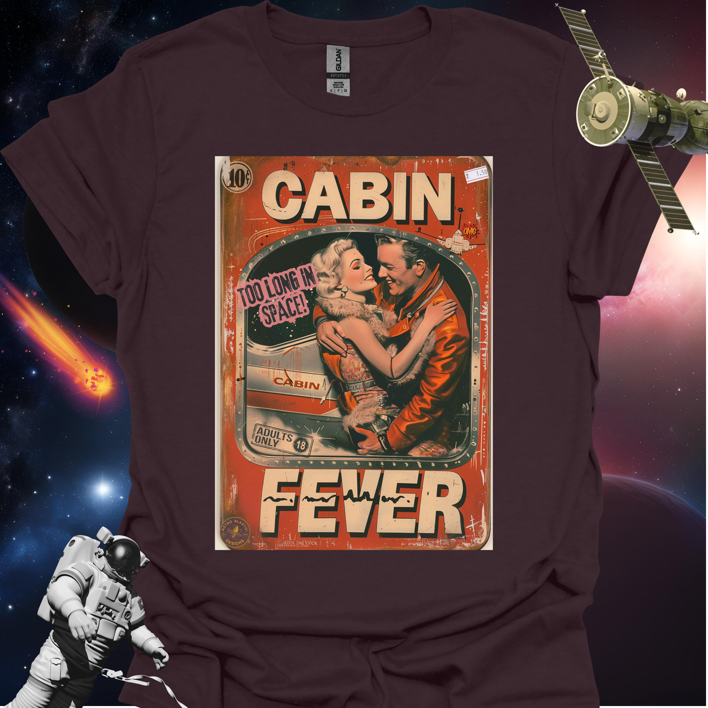 Pulp Novel Covers Tee! - Cabin Fever