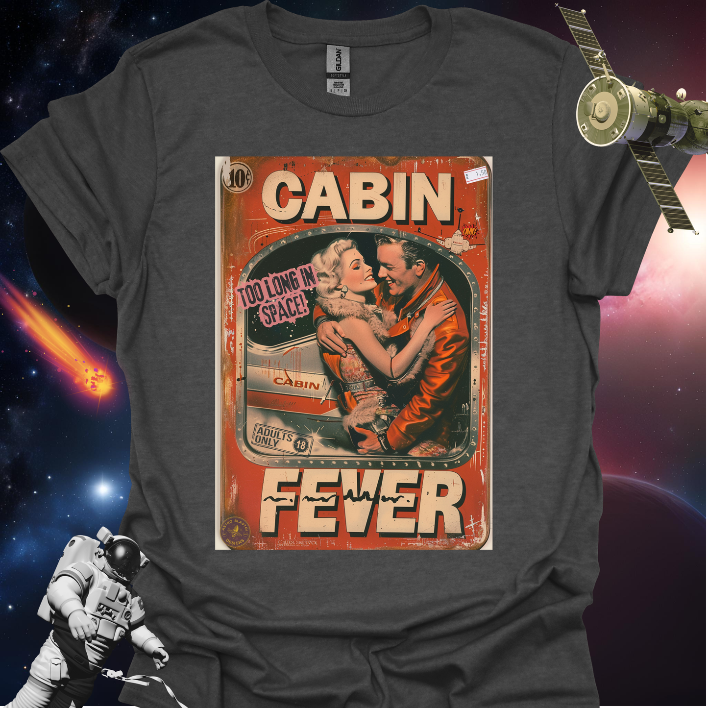 Pulp Novel Covers Tee! - Cabin Fever