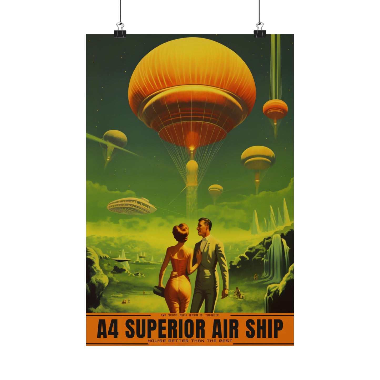 A4 Superior Airship - Rolled Poster