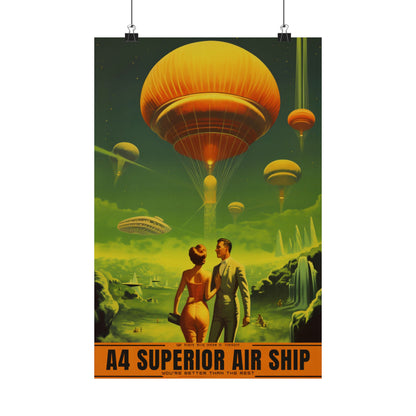 A4 Superior Airship - Rolled Poster