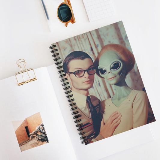 Alien Love Connections Notebook - Couple #7