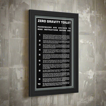 Zero Gravity Toilet - Black/Grey