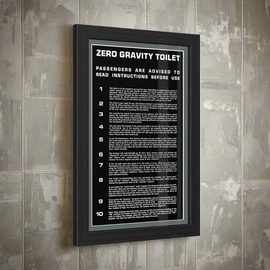 Zero Gravity Toilet - Black/Grey