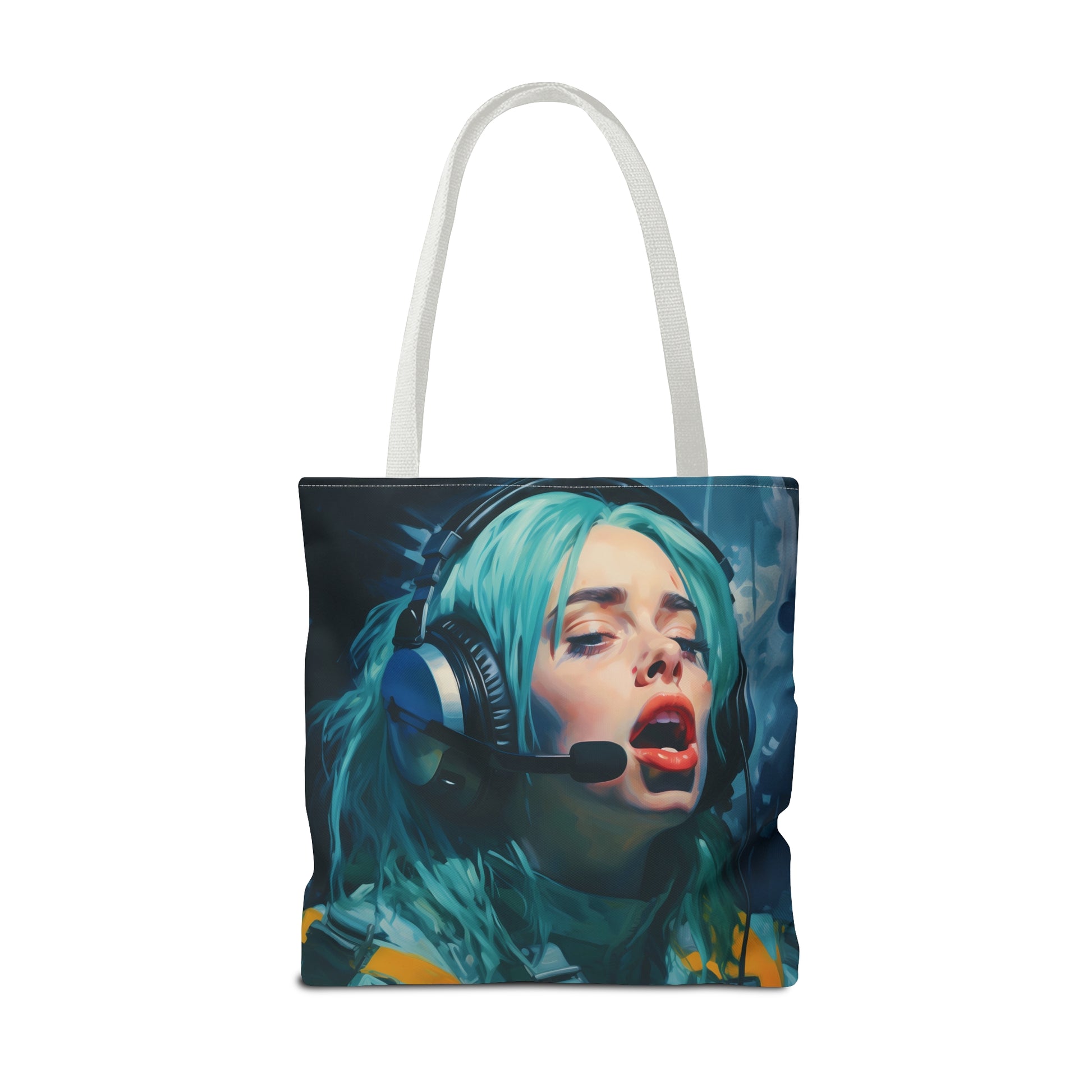 space art billie eilish tote bag