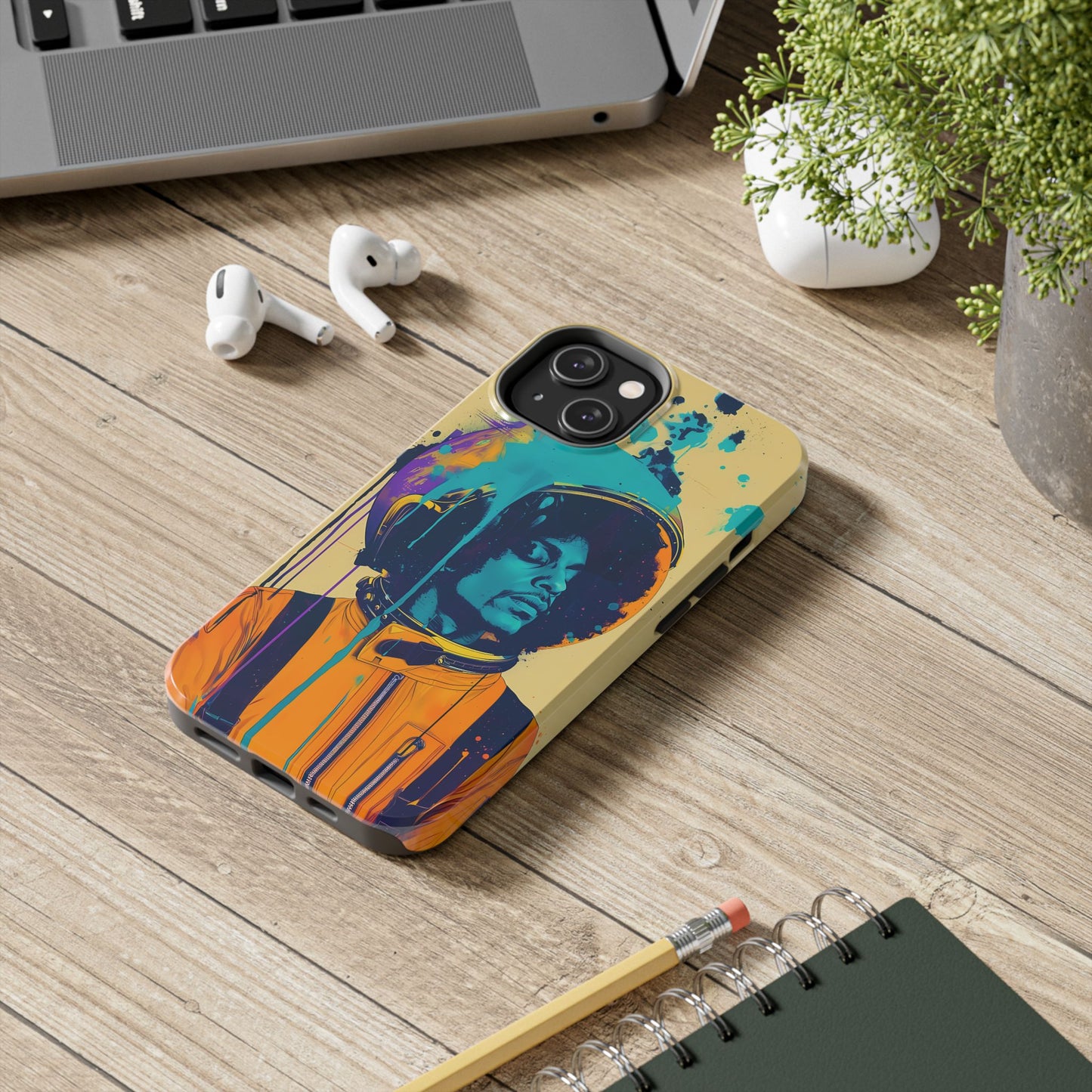 Astro Cadet iPhone Case #4 (all versions including 16 Pro & Pro Max)