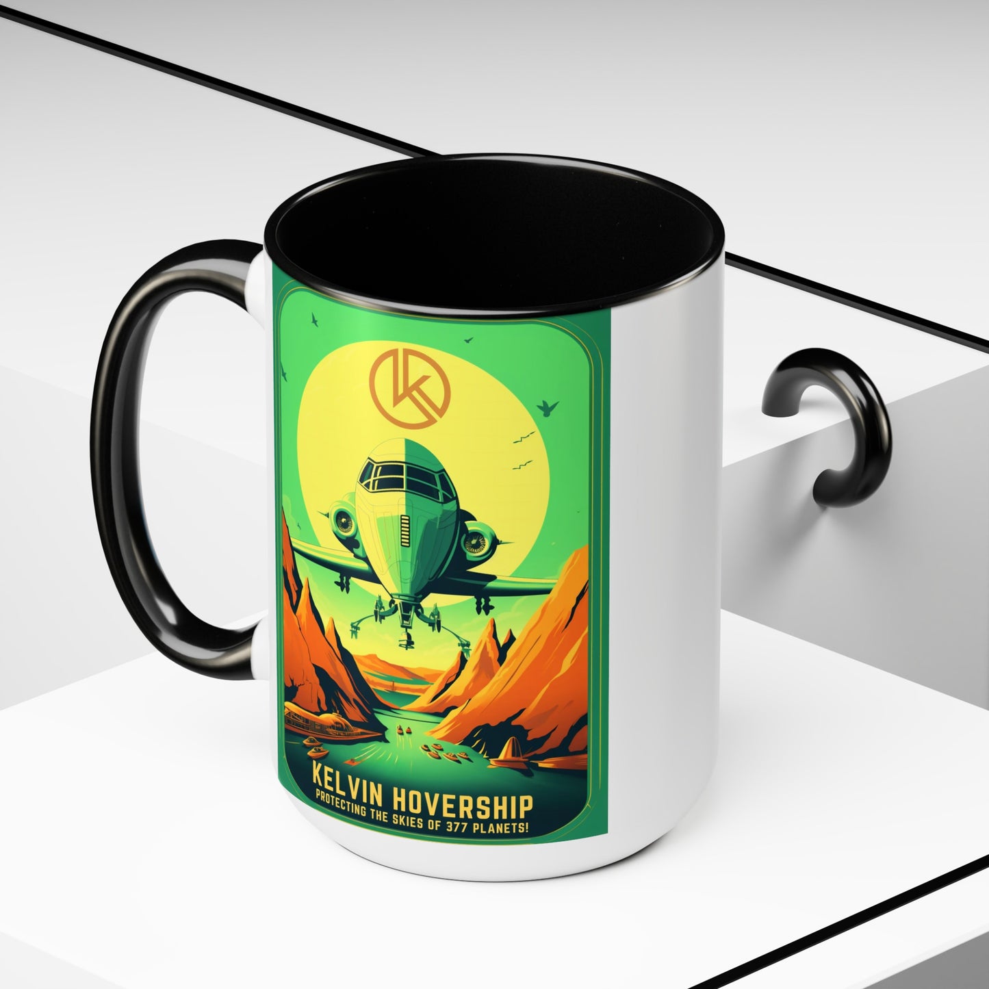 Kelvin Hovership - Transportation Ad - Mug