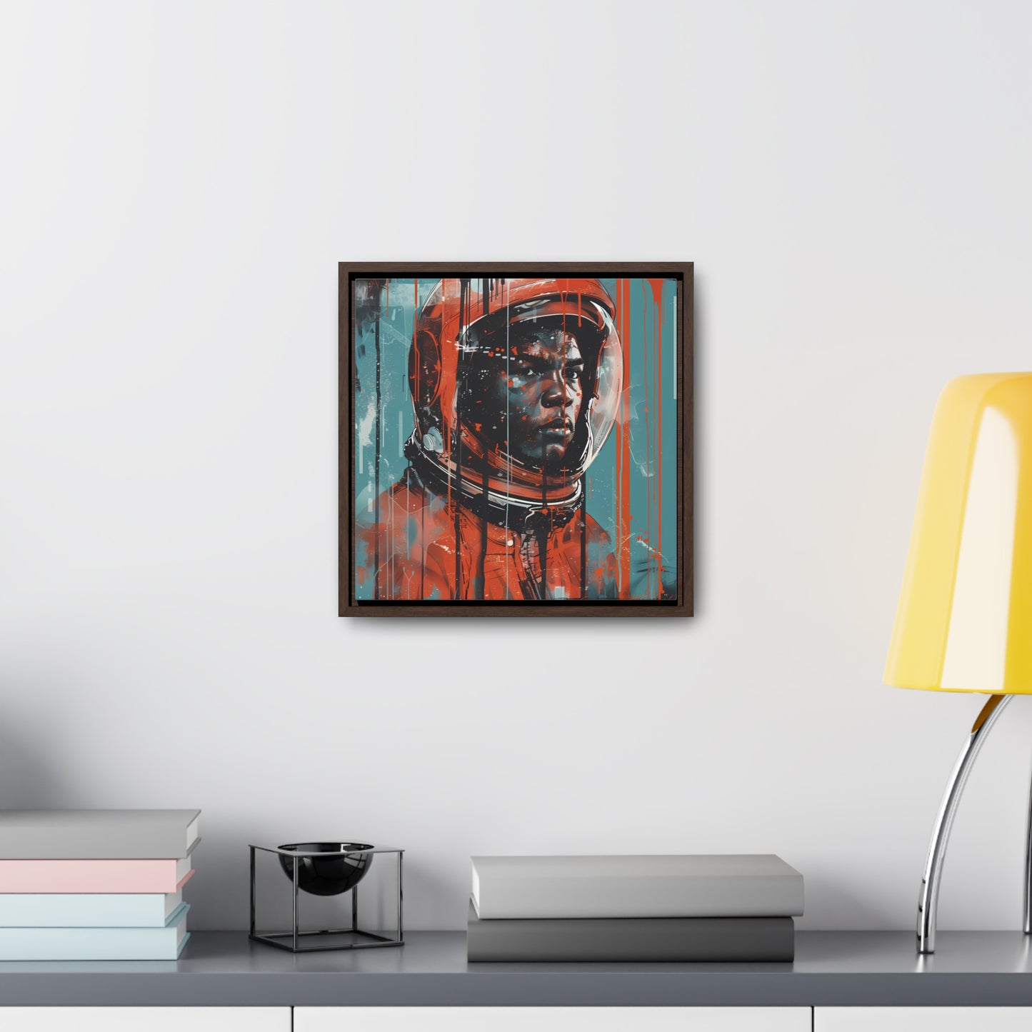 space art framed portrait print muhammad ali