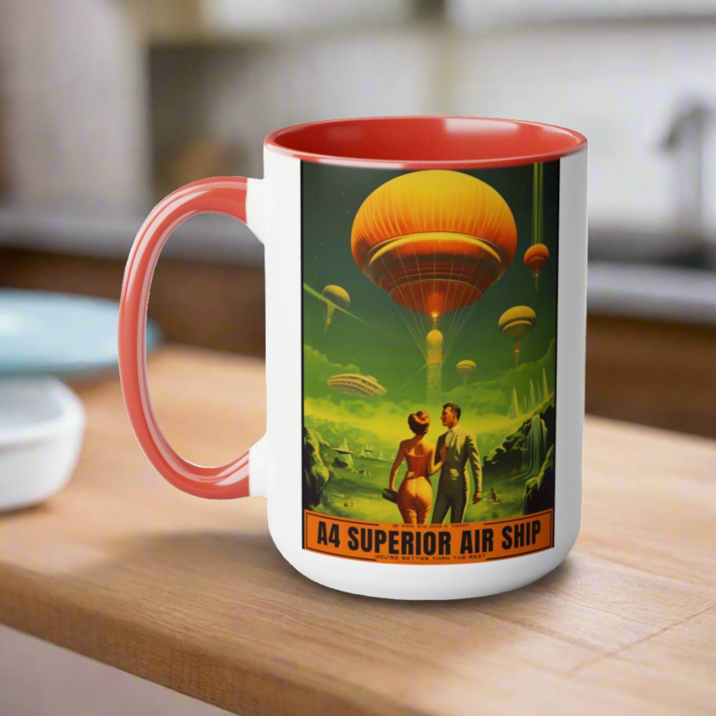 A4 Superior Airship - Transportation Ad - Mug