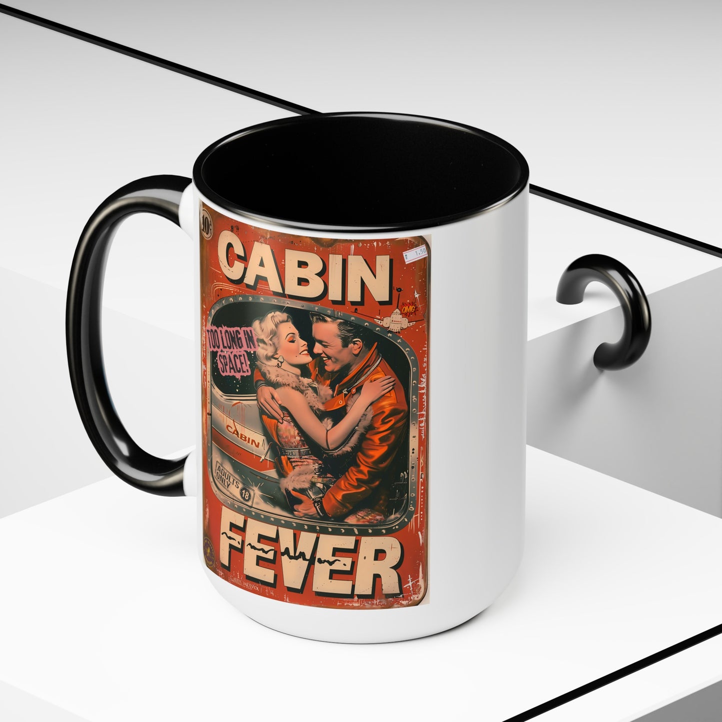 Pulp Novel Cover Mug - "Cabin Fever"