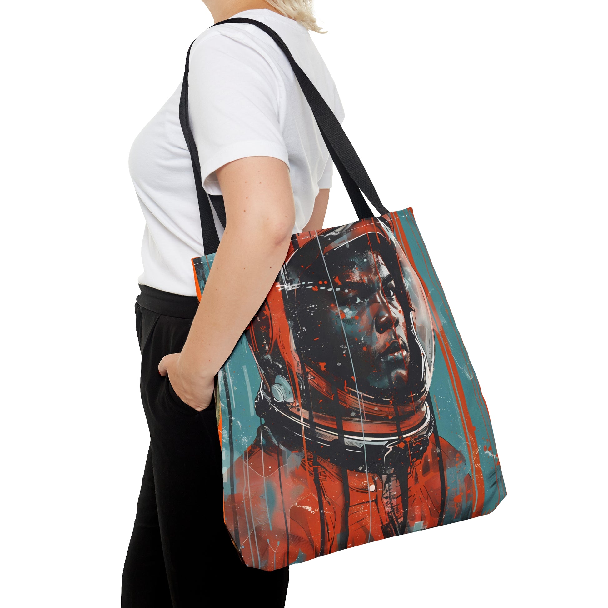 space art Muhammad Ali tote bag