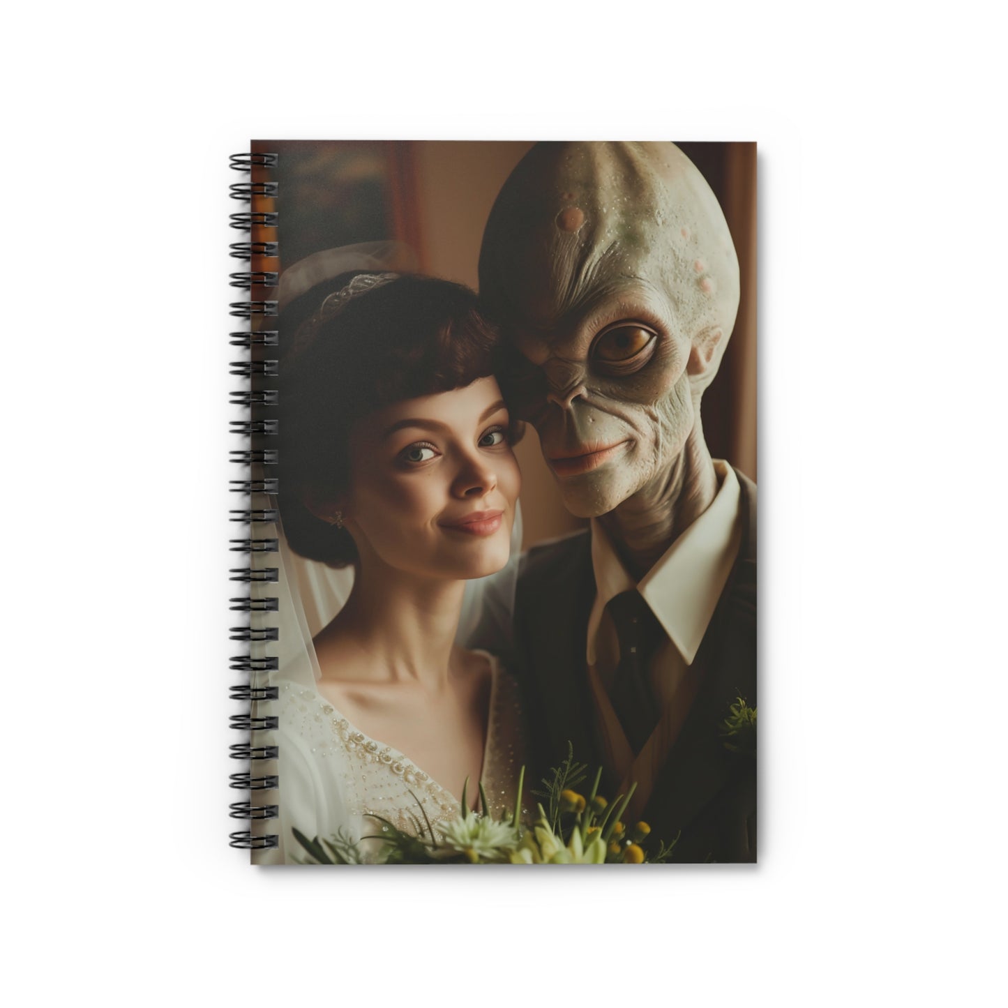 Alien Love Connections Notebook - Couple #8