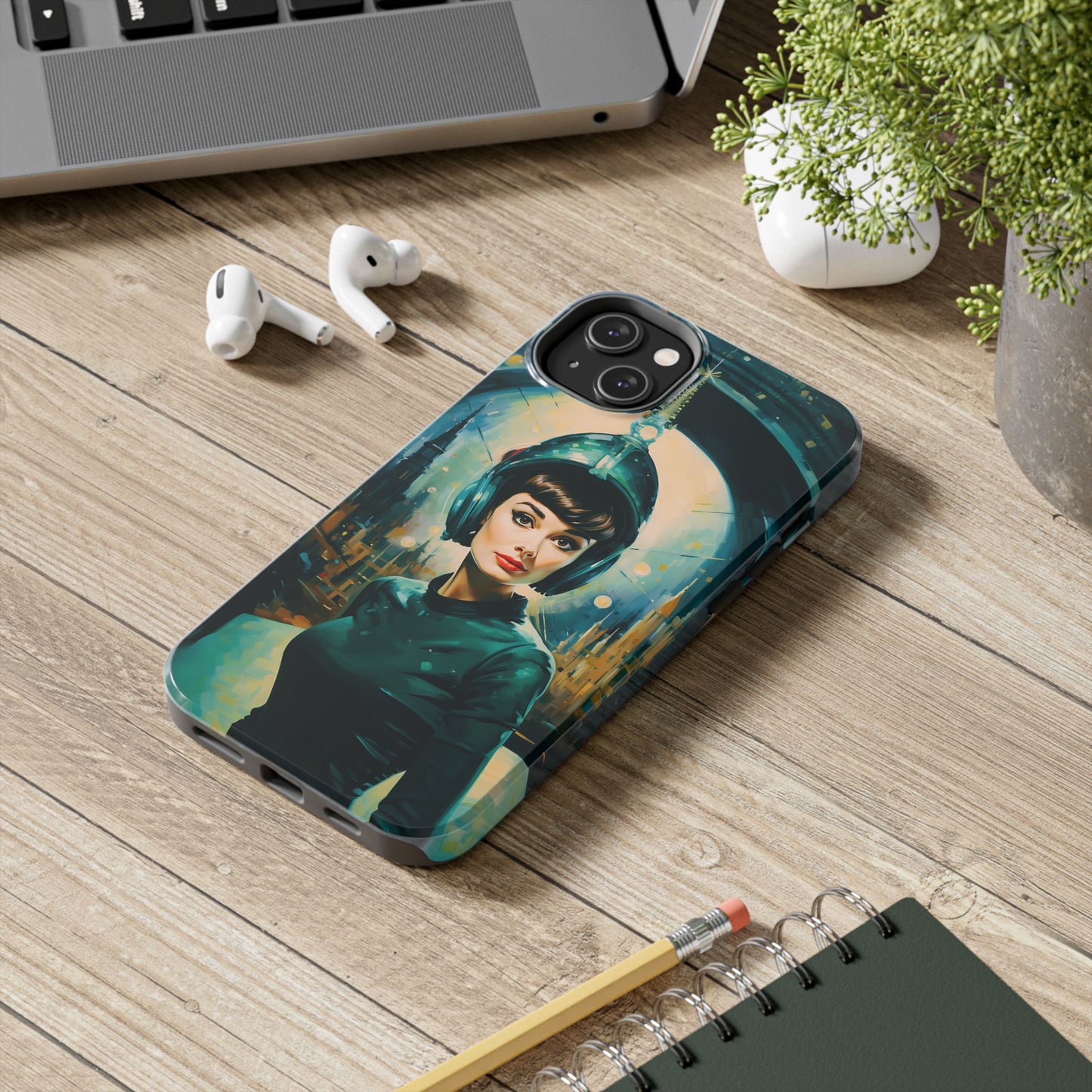 Astro Cadet iPhone Case #3 (all versions including 16 Pro & Pro Max)