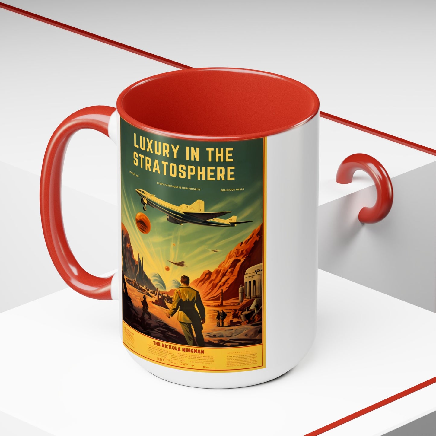 Nikola Wingman - Transportation Ad - Mug