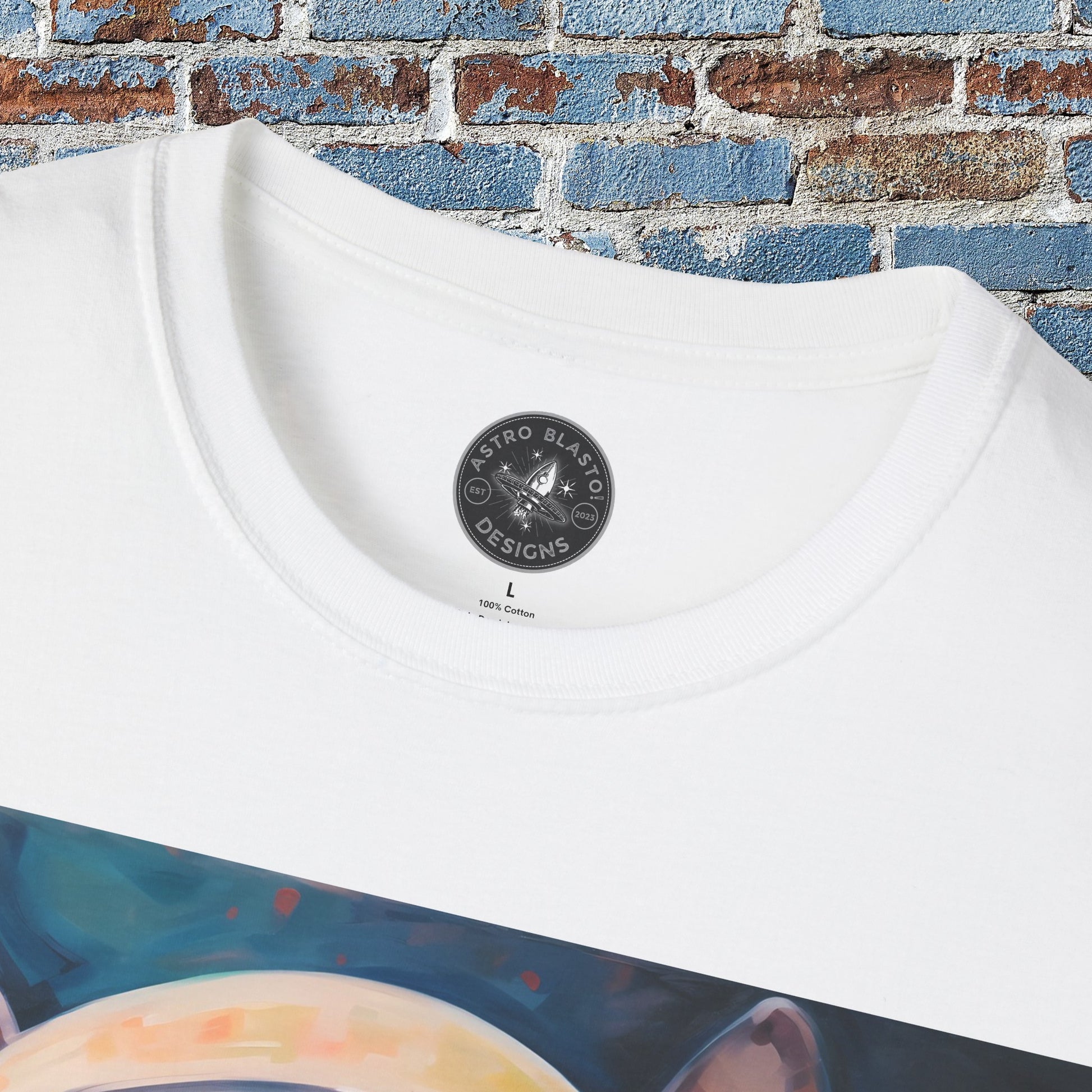 pet cadet space art t-shirt boston terrier dog