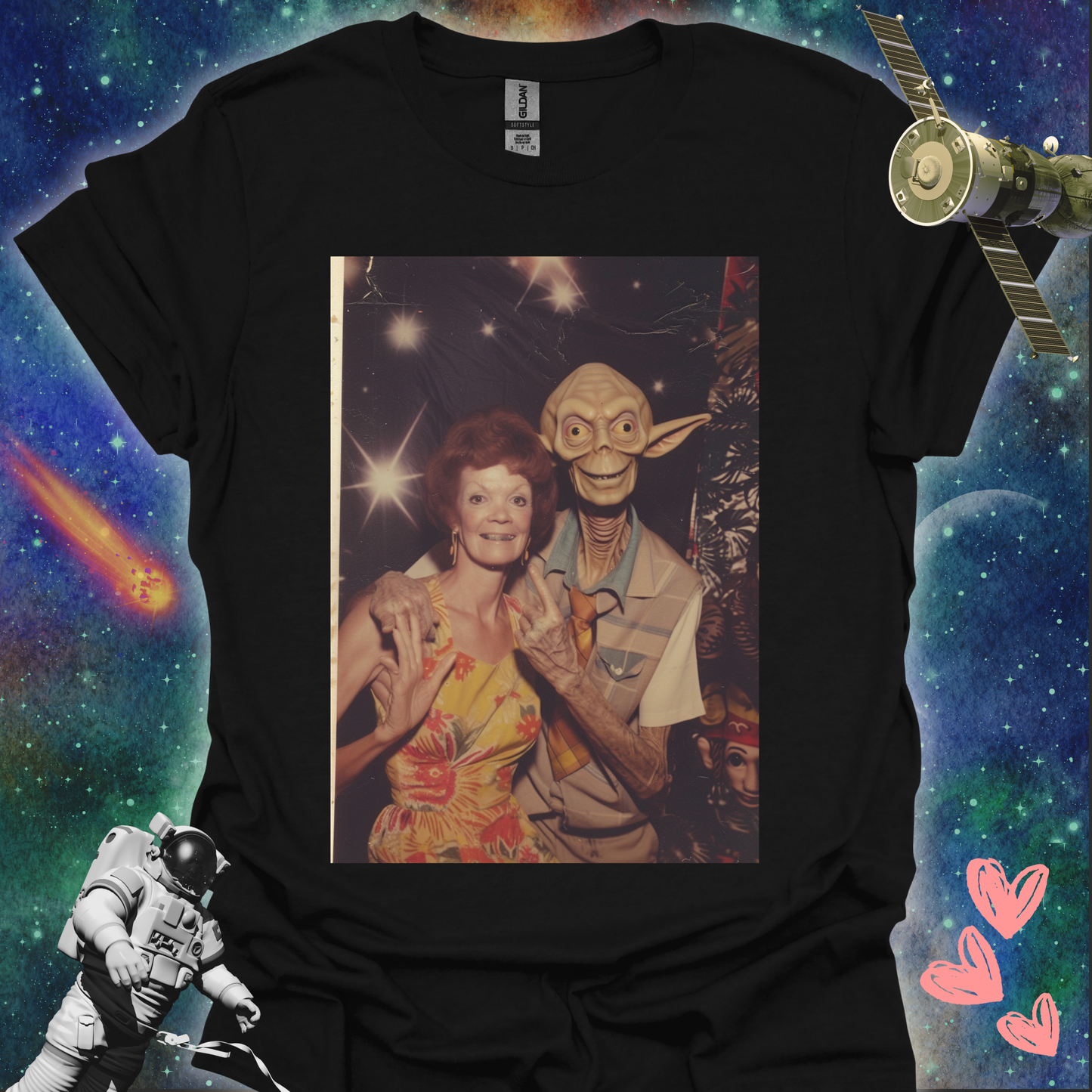 Alien Love Connection T Shirt - Couple #3