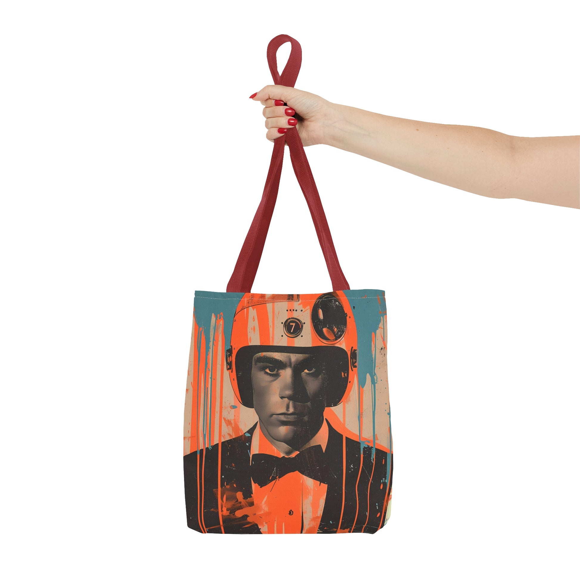 space art James Bond tote bag