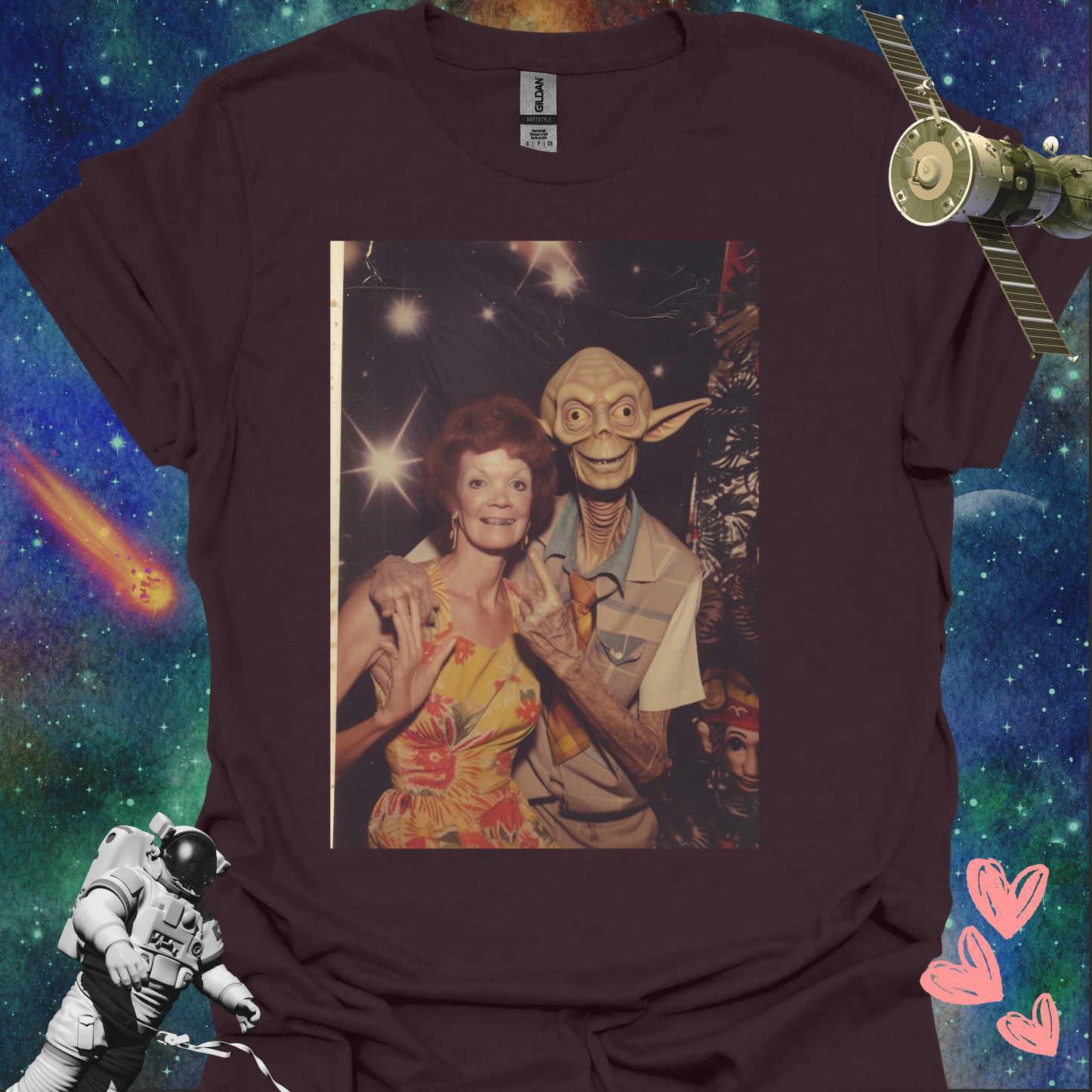 Alien Love Connection T Shirt - Couple #3