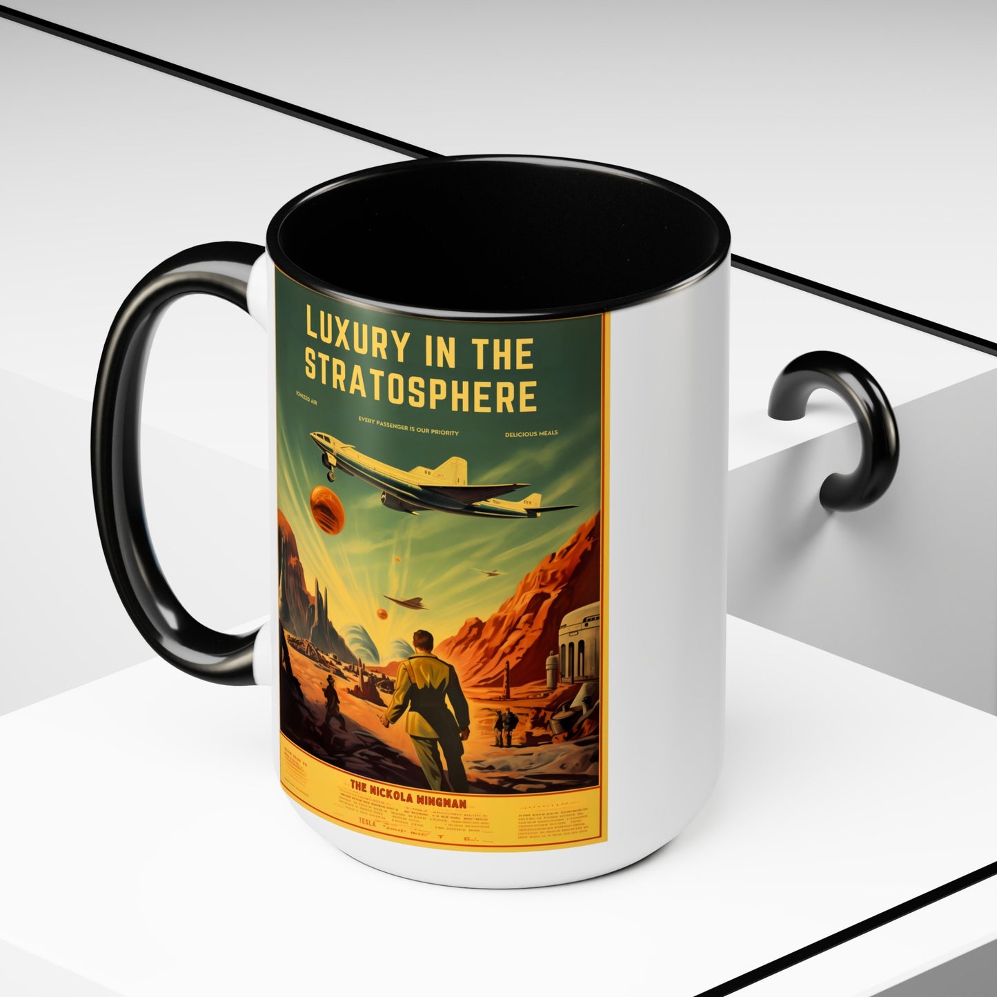 Nikola Wingman - Transportation Ad - Mug