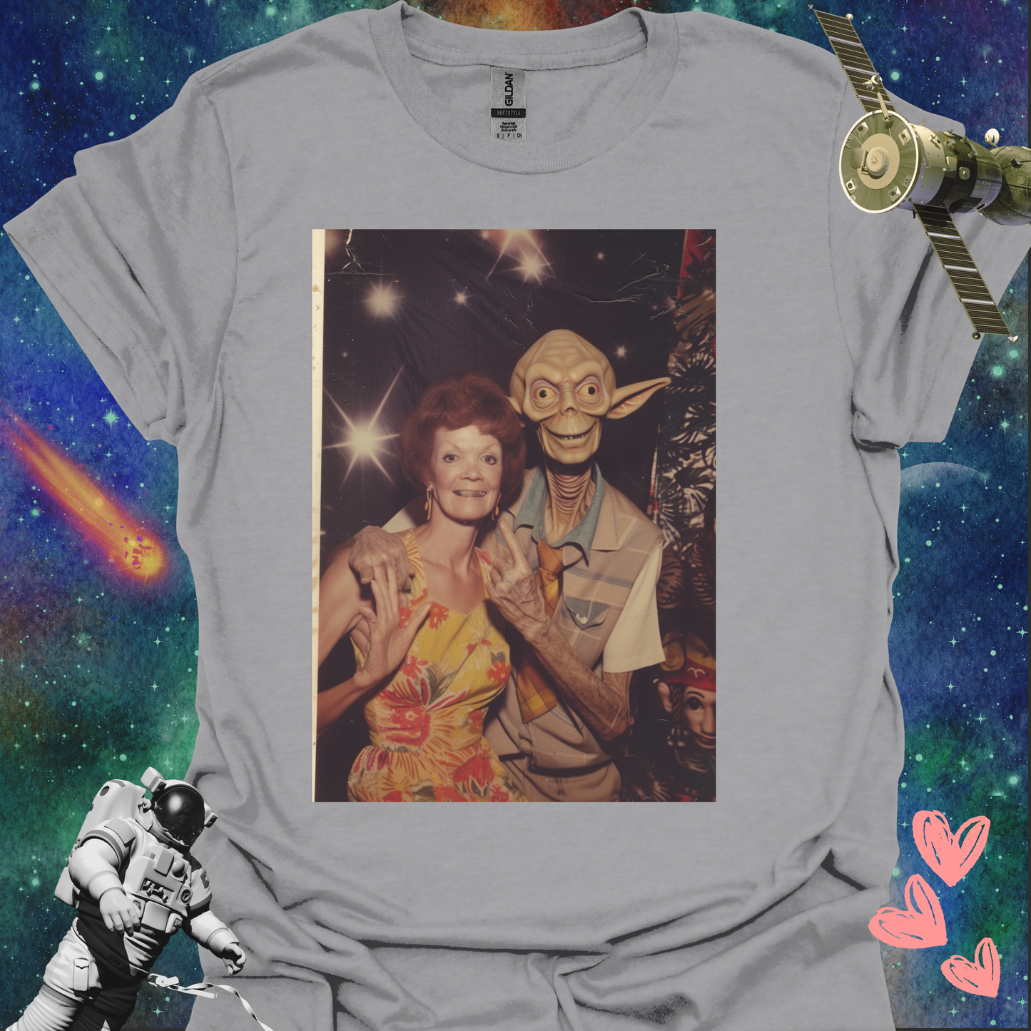 Alien Love Connection T Shirt - Couple #3