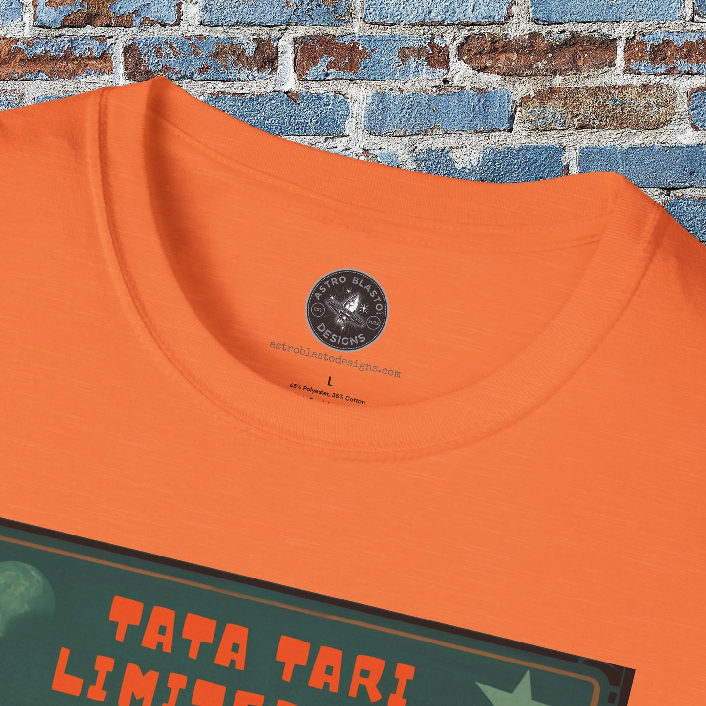 tata tari limited 160 space art transport t shirt