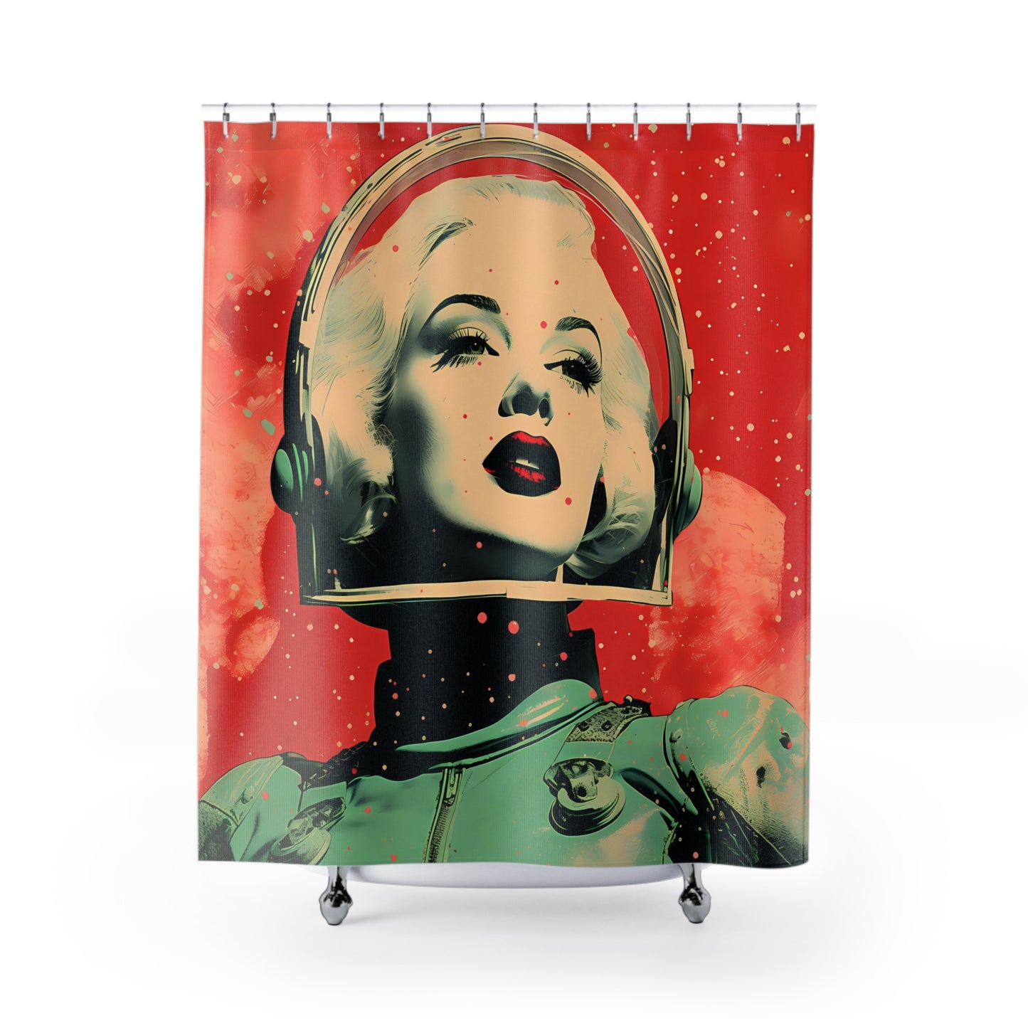 Astro Cadet Shower Curtain #5