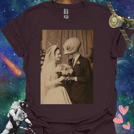 Alien Love Connection T Shirt - Couple #4