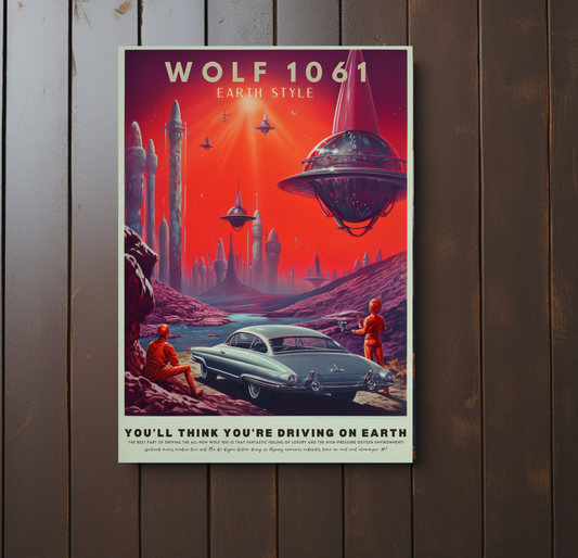 Wolf 1061 - Rolled Poster