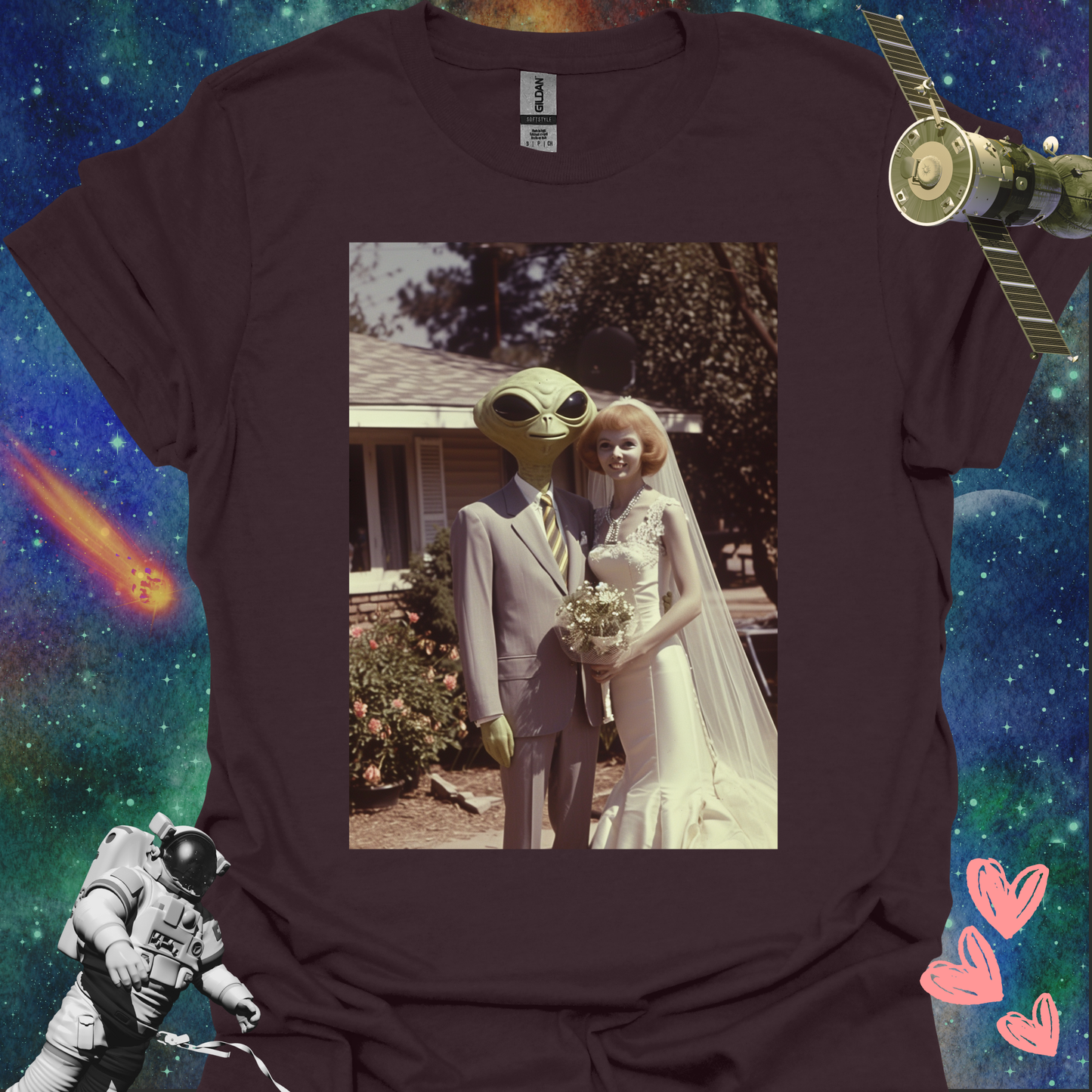 Alien Love Connection T Shirt - Couple #5