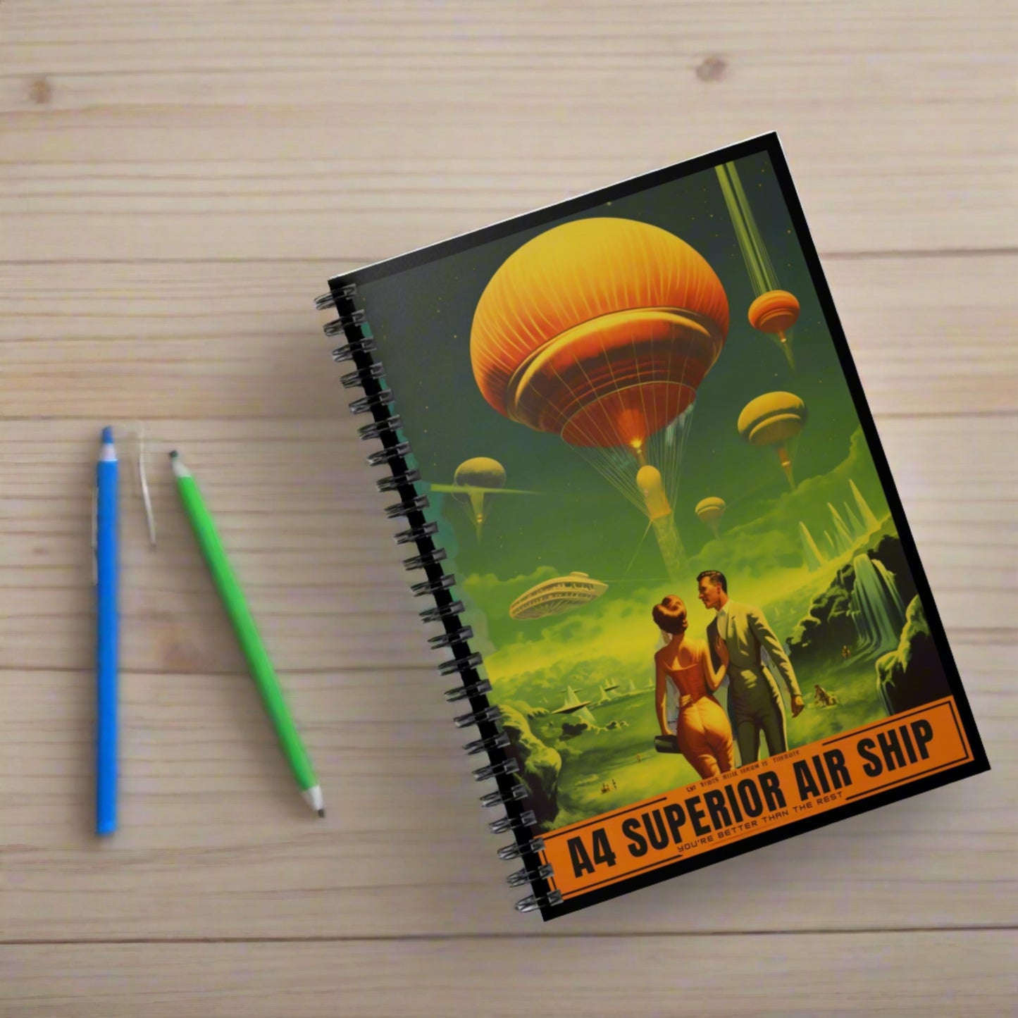 A4 Superior Air Ship - Spiral Notebook