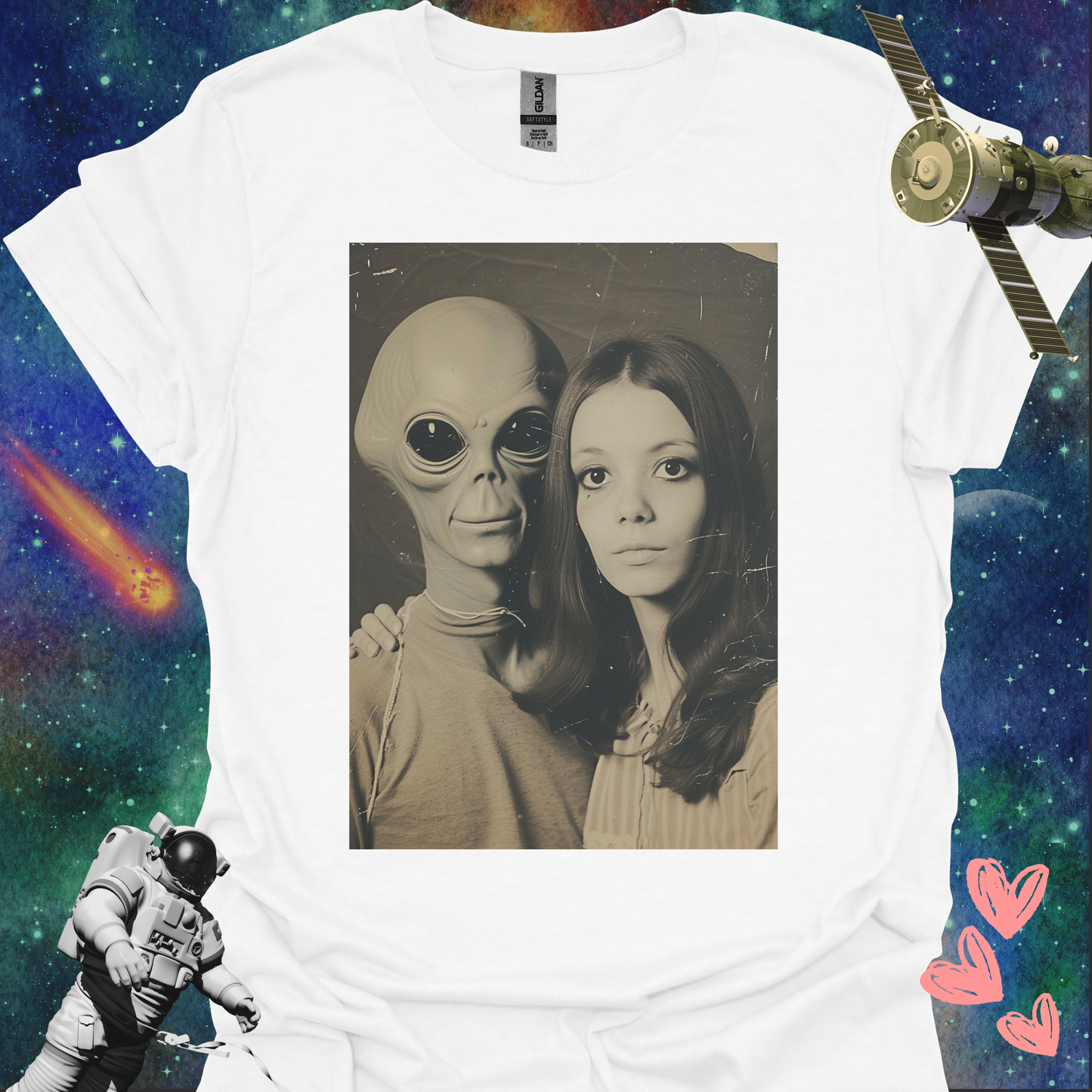 Alien Love Connection T Shirt - Couple #6