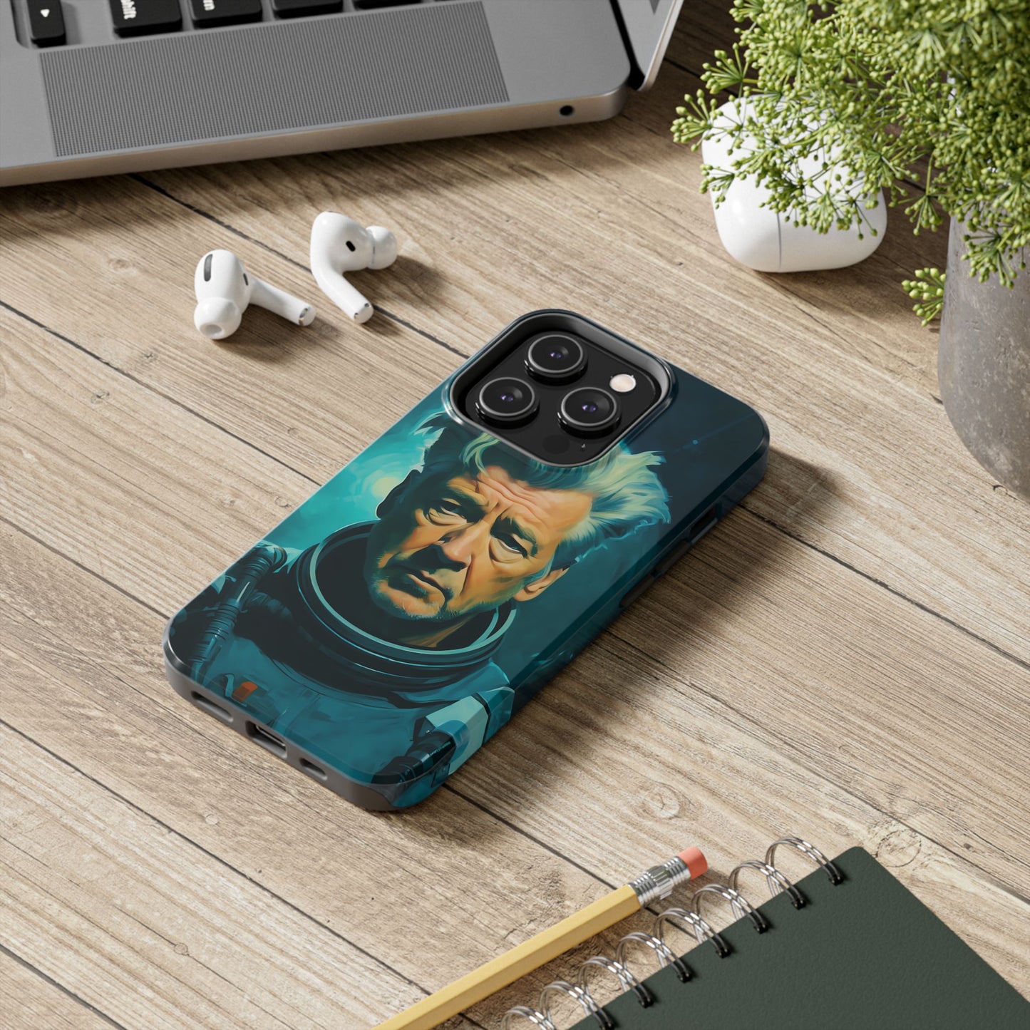 Astro Cadet iPhone Case #5 (all versions including 16 Pro & Pro Max)