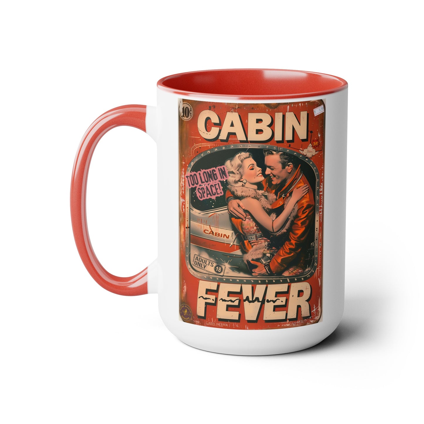 Pulp Novel Cover Mug - "Cabin Fever"