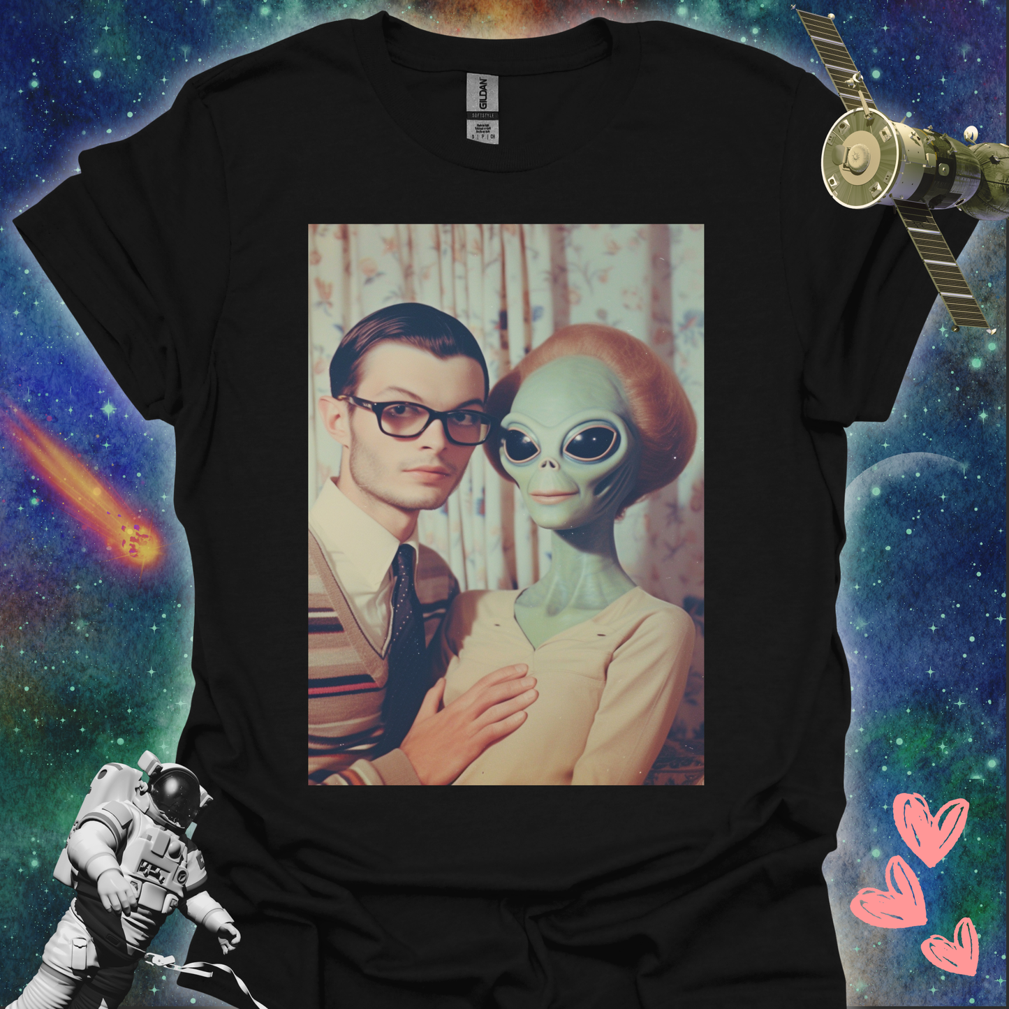 Alien Love Connection T Shirt - Couple #7