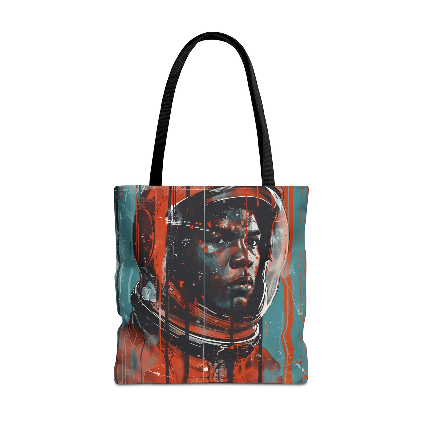 space art Muhammad Ali tote bag