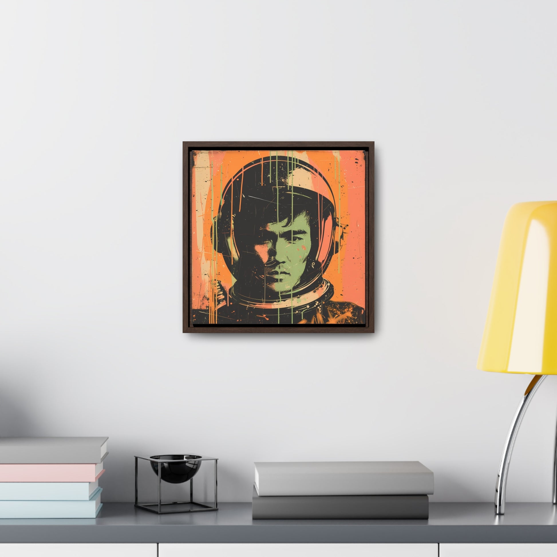 space art framed portrait print elvis