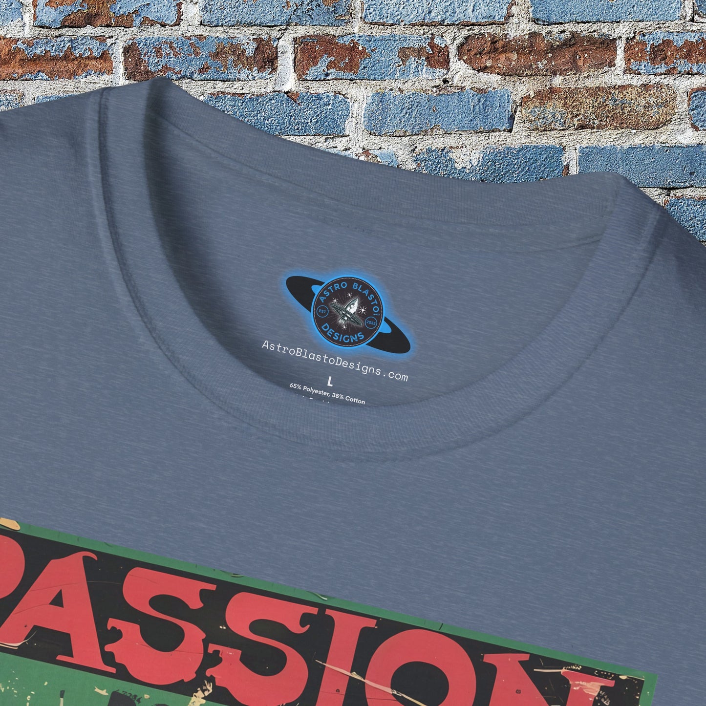 Pulp Novel Covers Tee! - Passion: Bots on Fire!