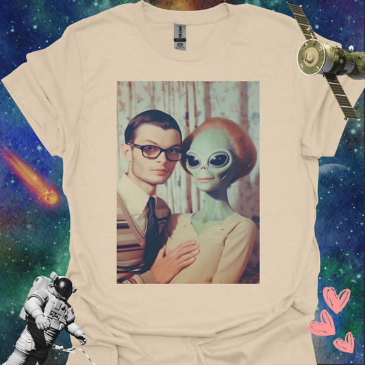 Alien Love Connection T Shirt - Couple #7