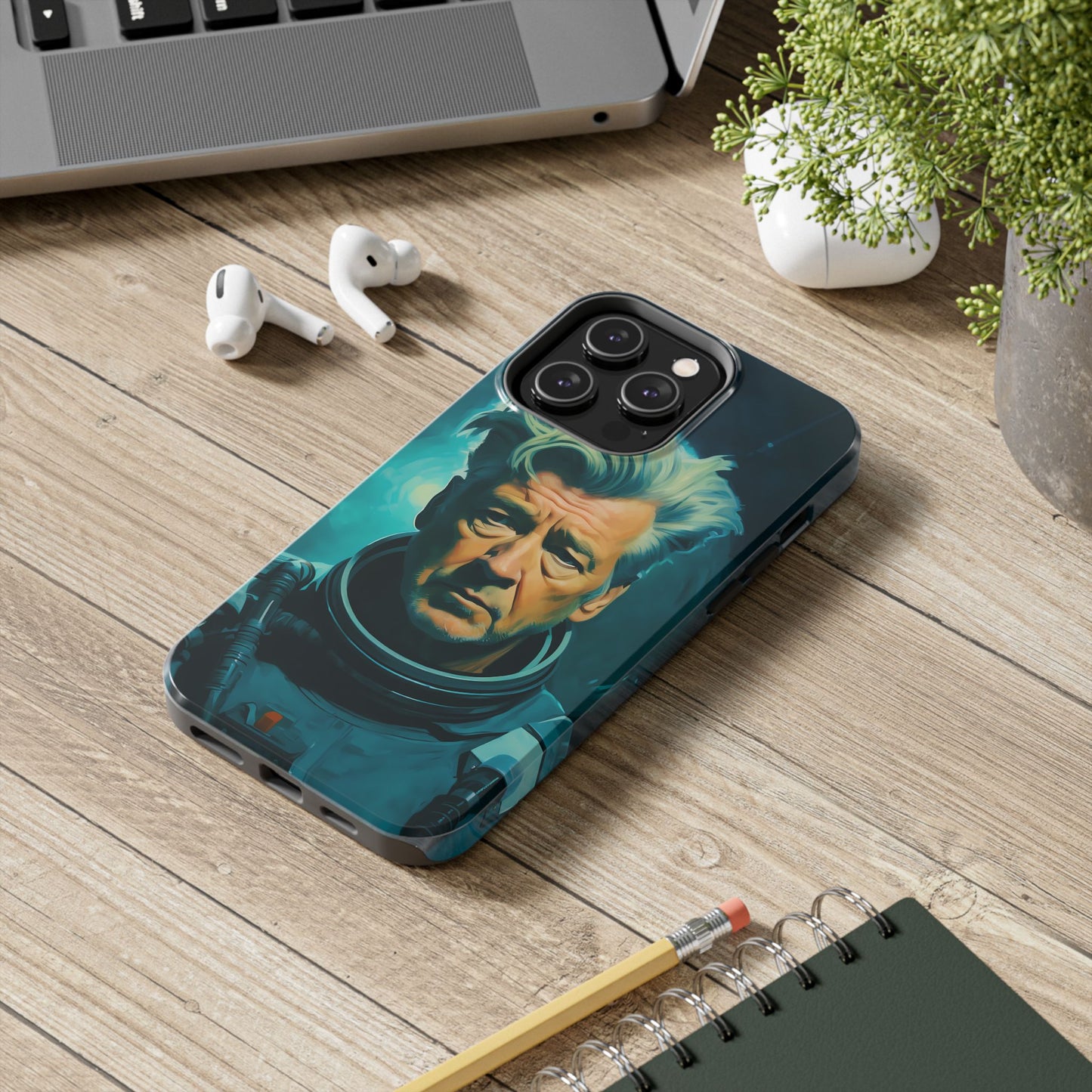 Astro Cadet iPhone Case #5 (all versions including 16 Pro & Pro Max)